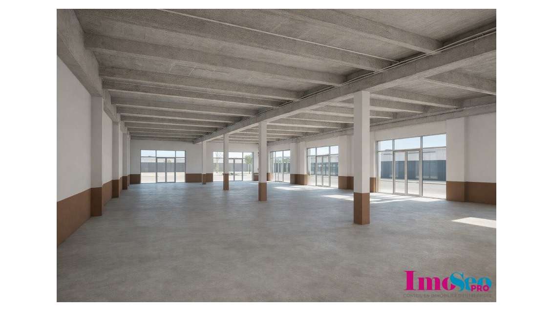 A louer local commercial 900m² centre-ville Bègles