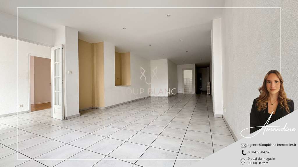 Local commercial 125m² à louer en RDC à Belfort