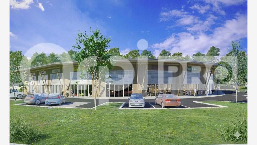 Loue local commercial neuf 187m² Bénesse-Maremne