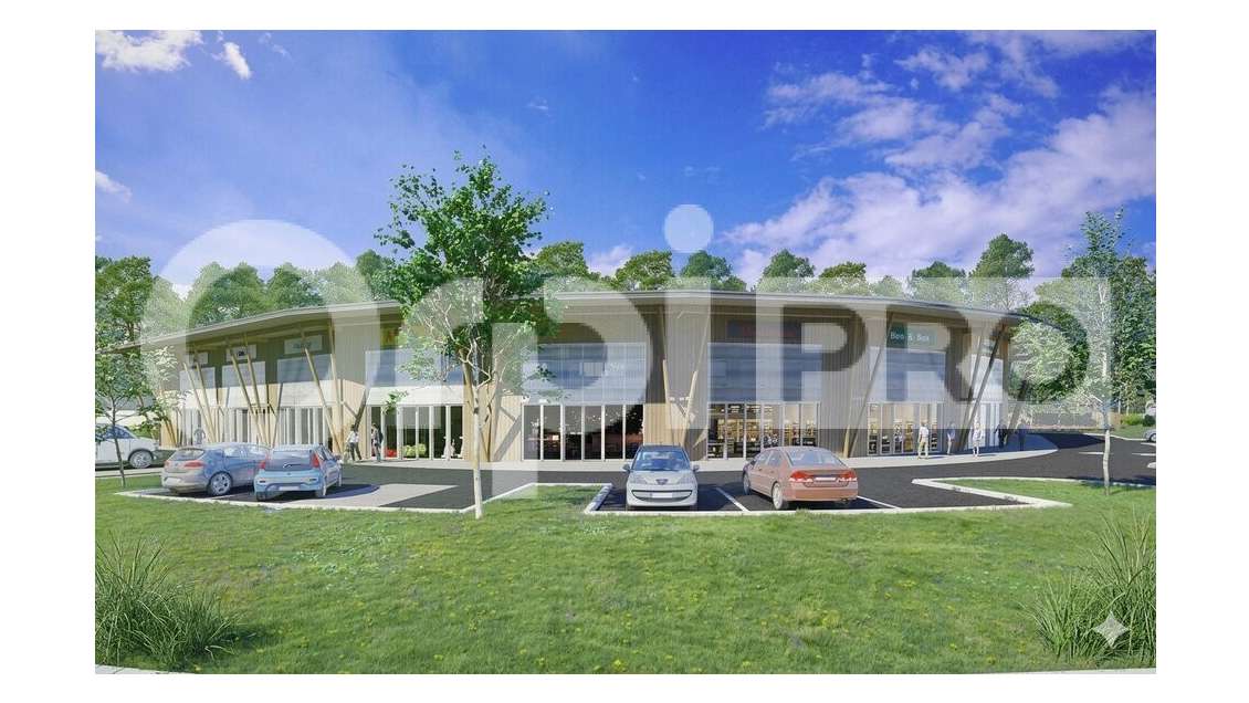 Loue local commercial neuf 187m² Bénesse-Maremne