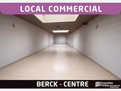 A louer local 190m² centre ville Berck proche mer