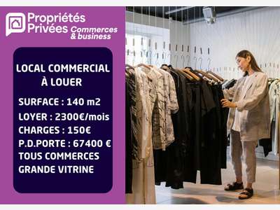 Local commercial 140 m2 - hypercentre Berck plage