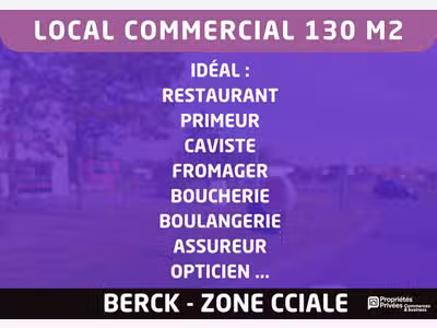 A louer - Local commercial 130 m2 - Restauration
