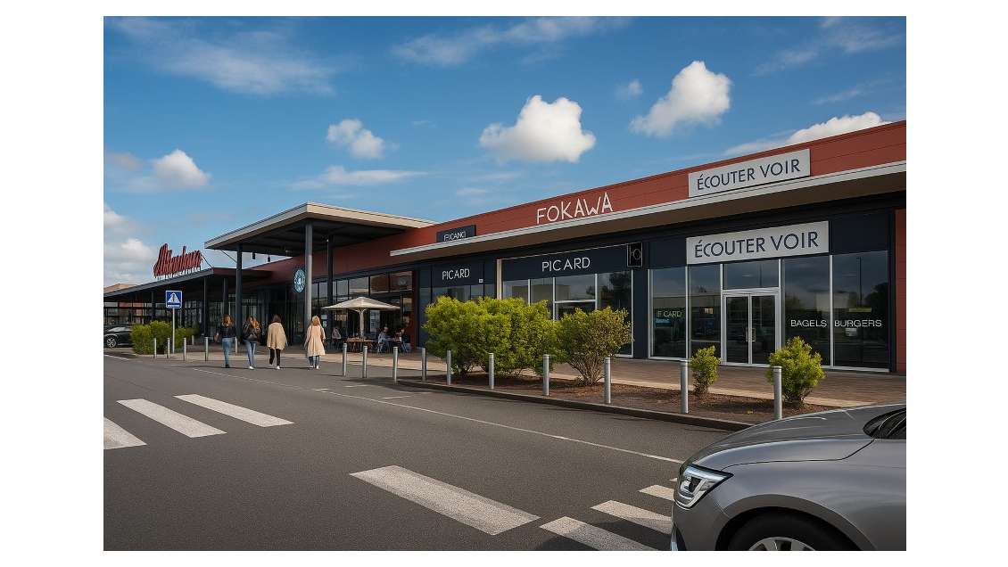Local 322m² à louer dans zone commerciale Biganos