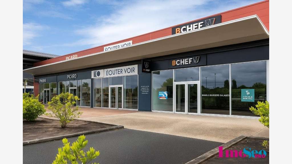 Local 261m² à louer zone commerciale de Biganos