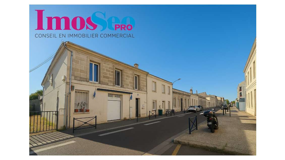 Local commercial 182m² à louer à Bordeaux Bacalan