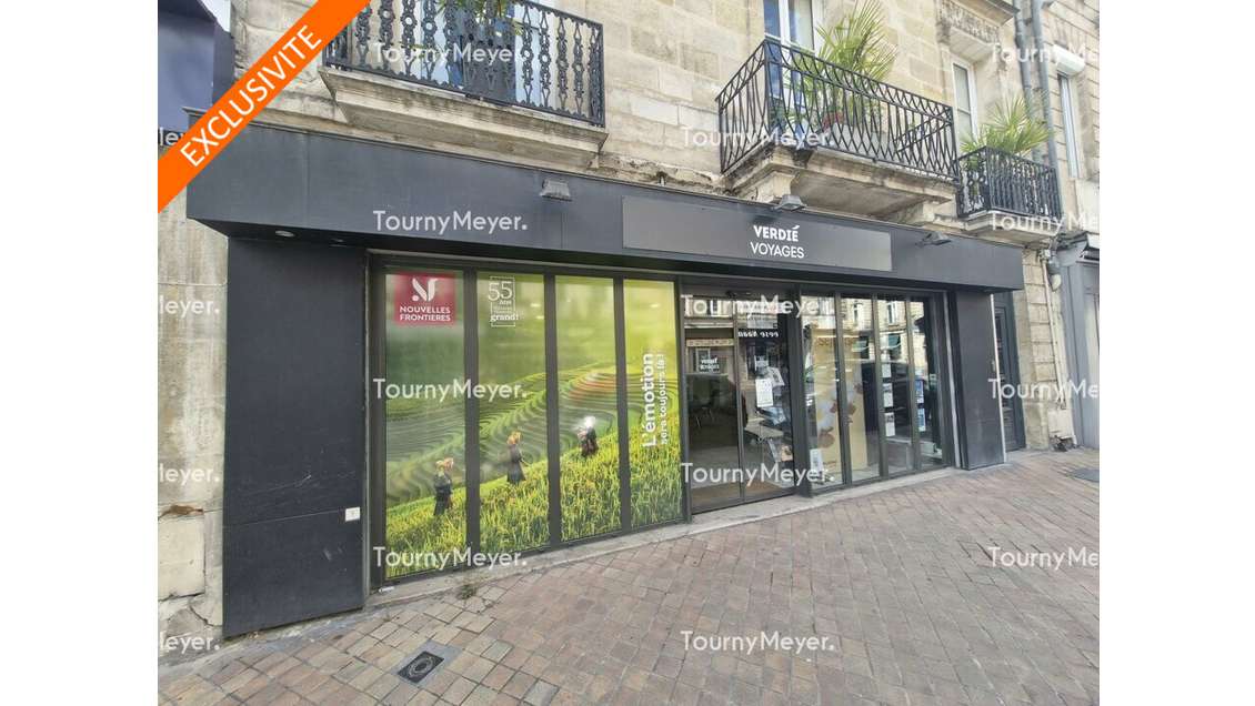 Local commercial 100m² à louer Bordeaux Chartrons
