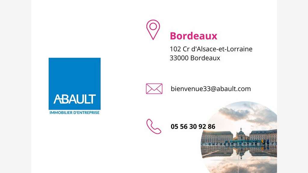 Bureaux 100m² RDC à louer à Bordeaux Chartrons