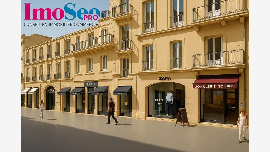 Local 100m² à louer Bordeaux Cours de l'Intendance