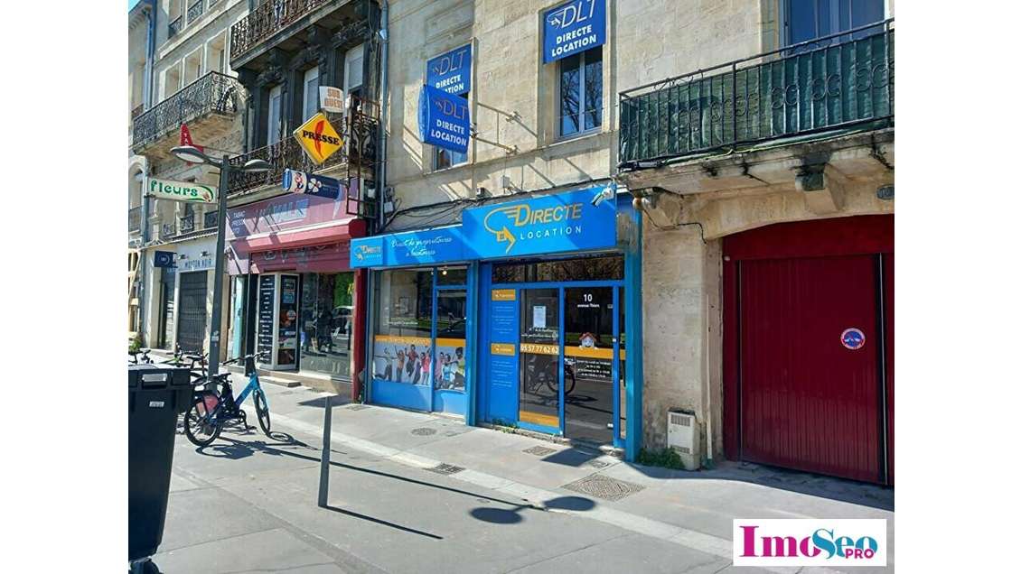 Local commercial 56m² à louer Bordeaux Stalingrad 