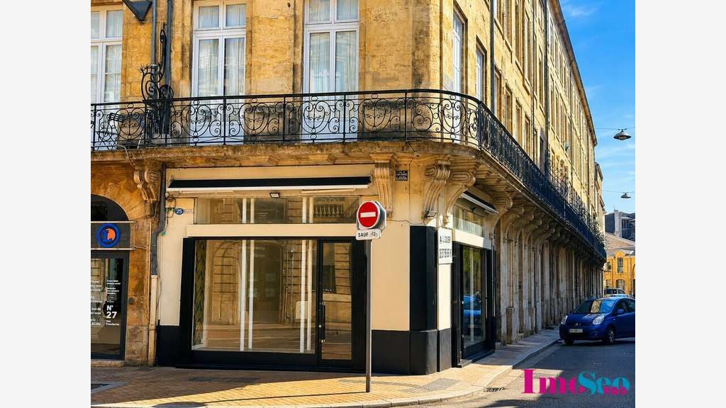 A louer local commercial 110m² à Bordeaux Centre