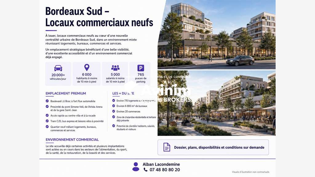 Local 464m² à louer à Bordeaux limite Bègles