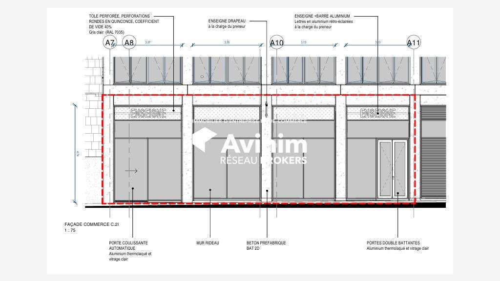 Local 464m² à louer à Bordeaux limite Bègles