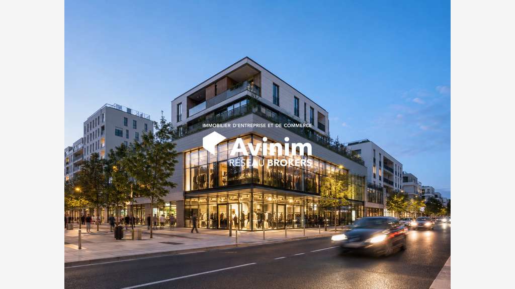 Local neuf 368m² à louer Bordeaux limite Bègles 