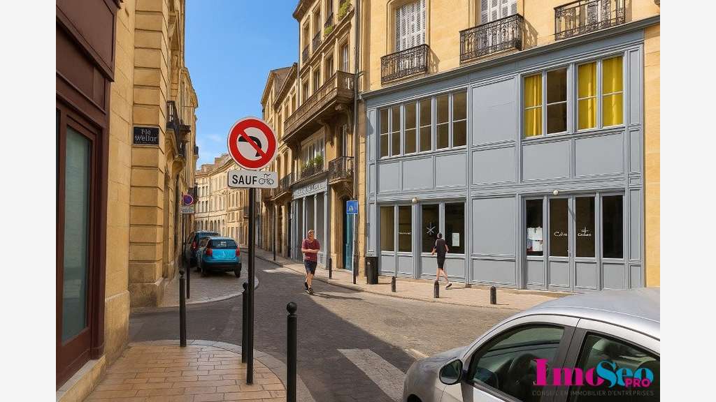 Loue local commercial 100m² Bordeaux Victor Hugo