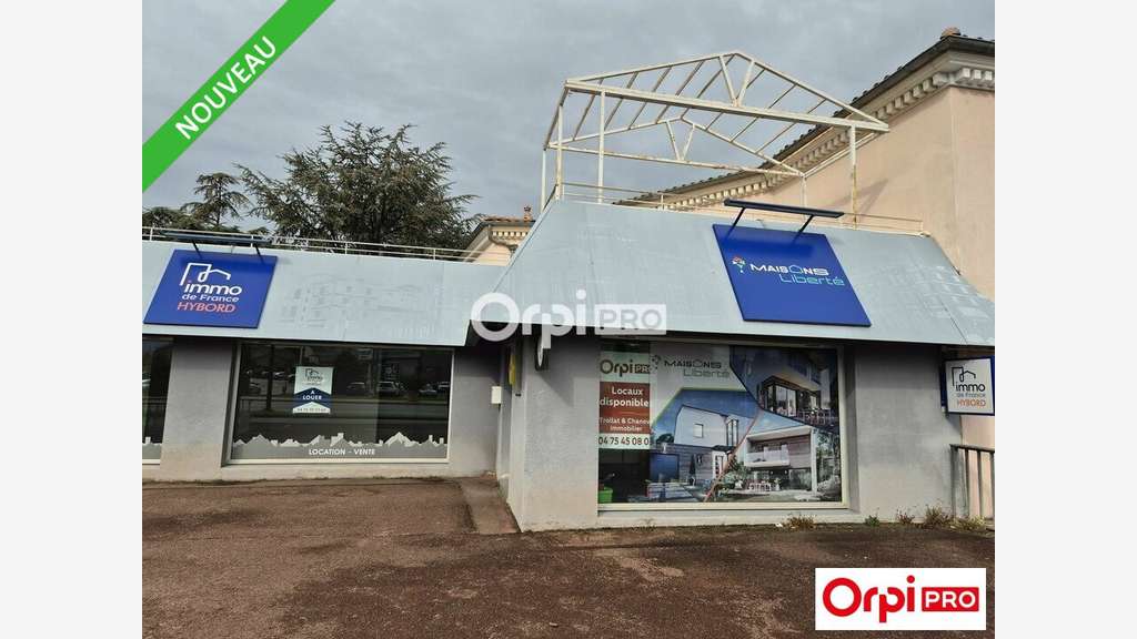 A louer local commercial 90m² Bourg-de-Péage