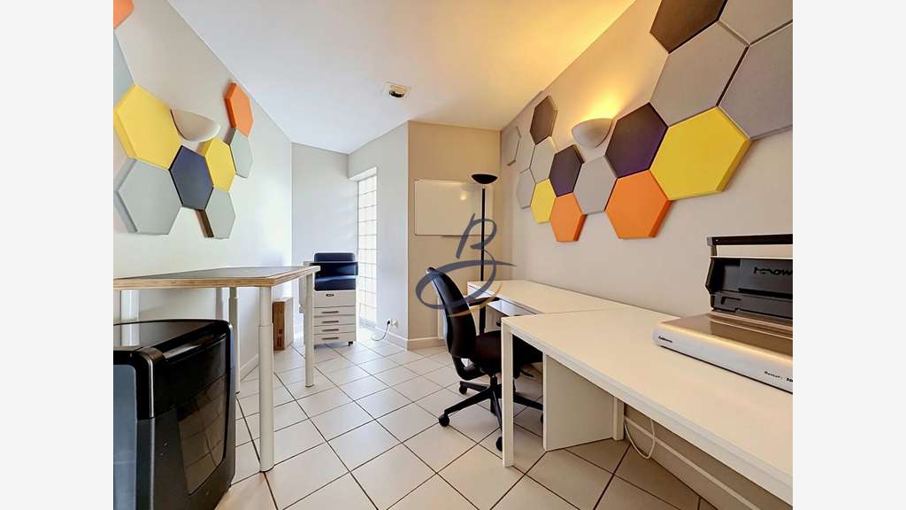 Loue local 128m² bureaux parking Bourgoin Jallieu