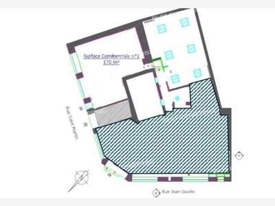 A louer local commercial 170m² Brest Saint-Martin