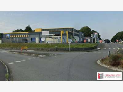 Loue local commercial 1039m² zc Kergaradec Brest 