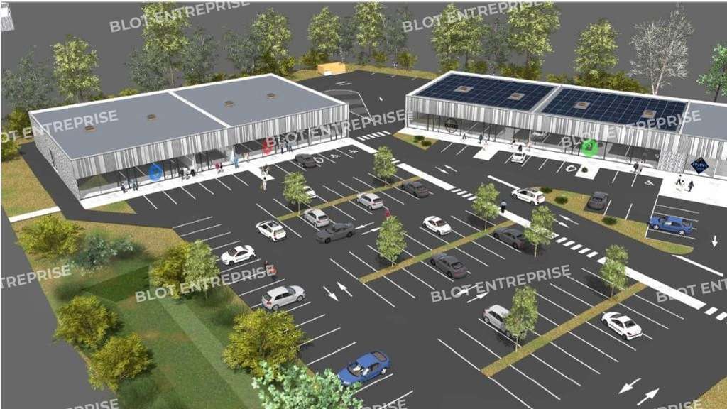 A louer locaux commerciaux 800m² à Briec