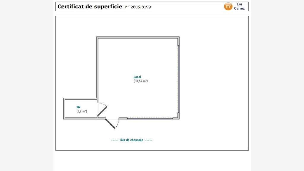 A louer local professionnel de 40m² à Brindas