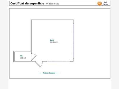 A louer local professionnel de 40m² à Brindas