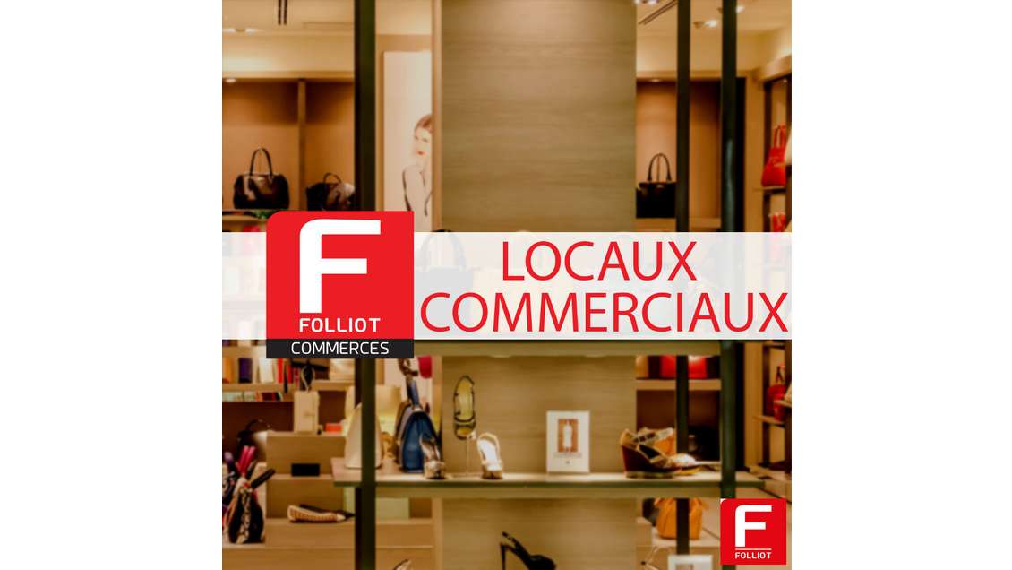A louer local commercial 102m² axe passant Caen 
