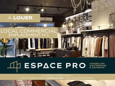 A louer local commercial 80m² empl N°1 Caen centre