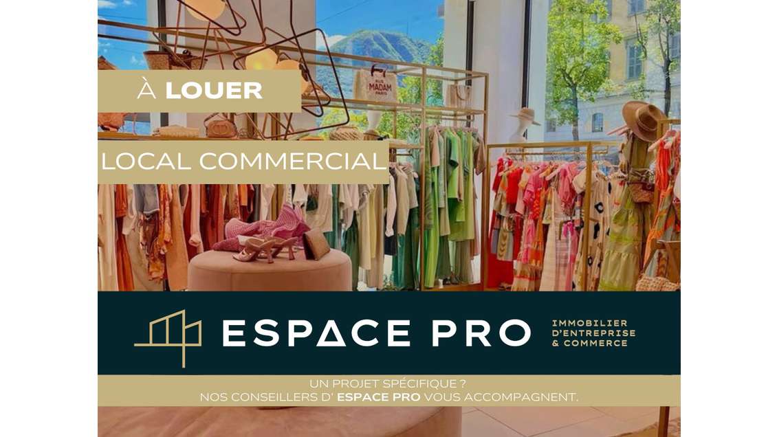 Loue local cial de 95m² à Caen axe ultra fréquenté