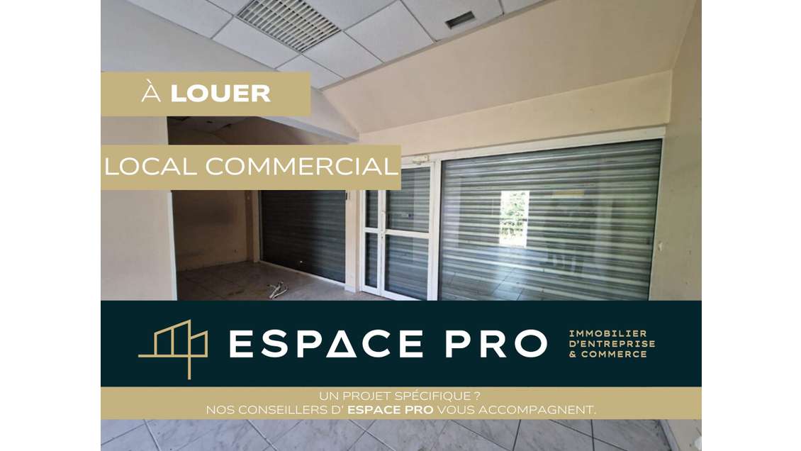 A louer local commercial 50m² au Sud de Caen