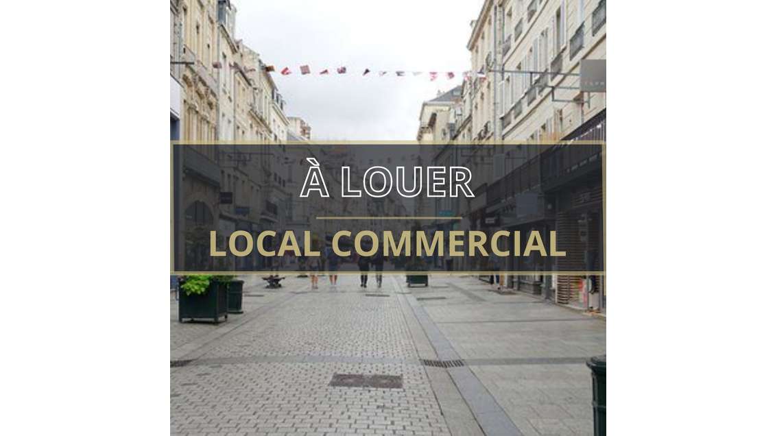 Local commerce 65m² à louer Caen rue Saint Pierre