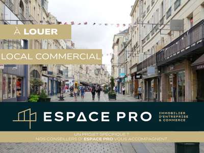 Local commerce 65m² à louer Caen rue Saint Pierre