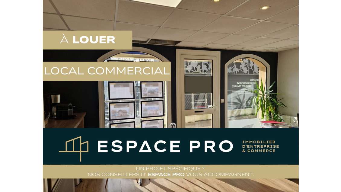 Local 40m² + cave à louer à Douvres la Délivrande