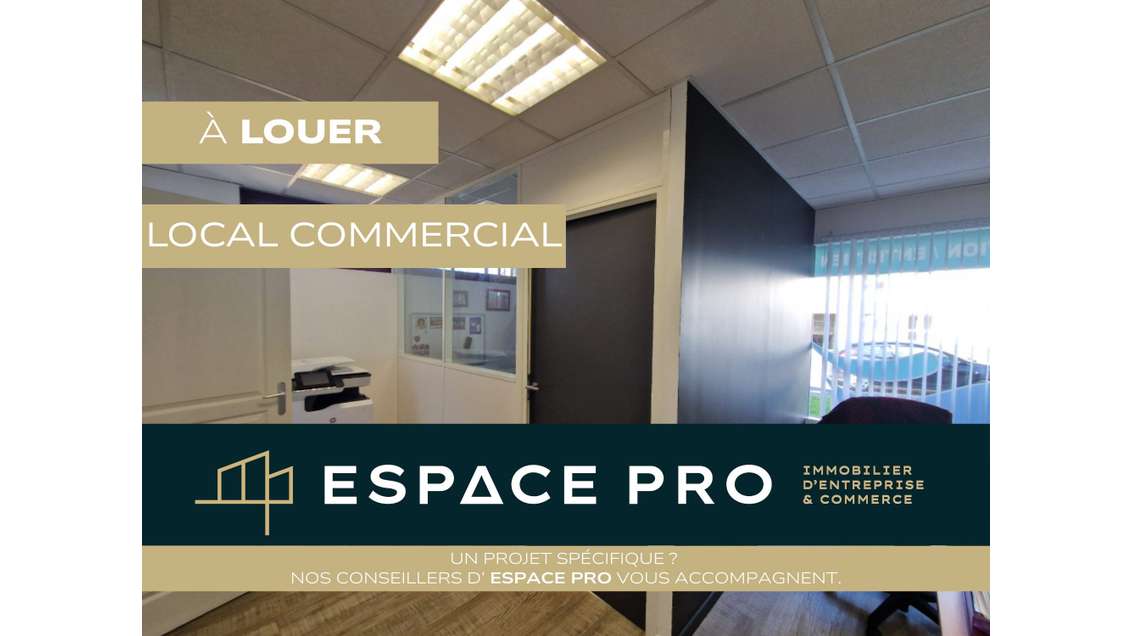 Local 110m² à louer belle visibilité sur Caen