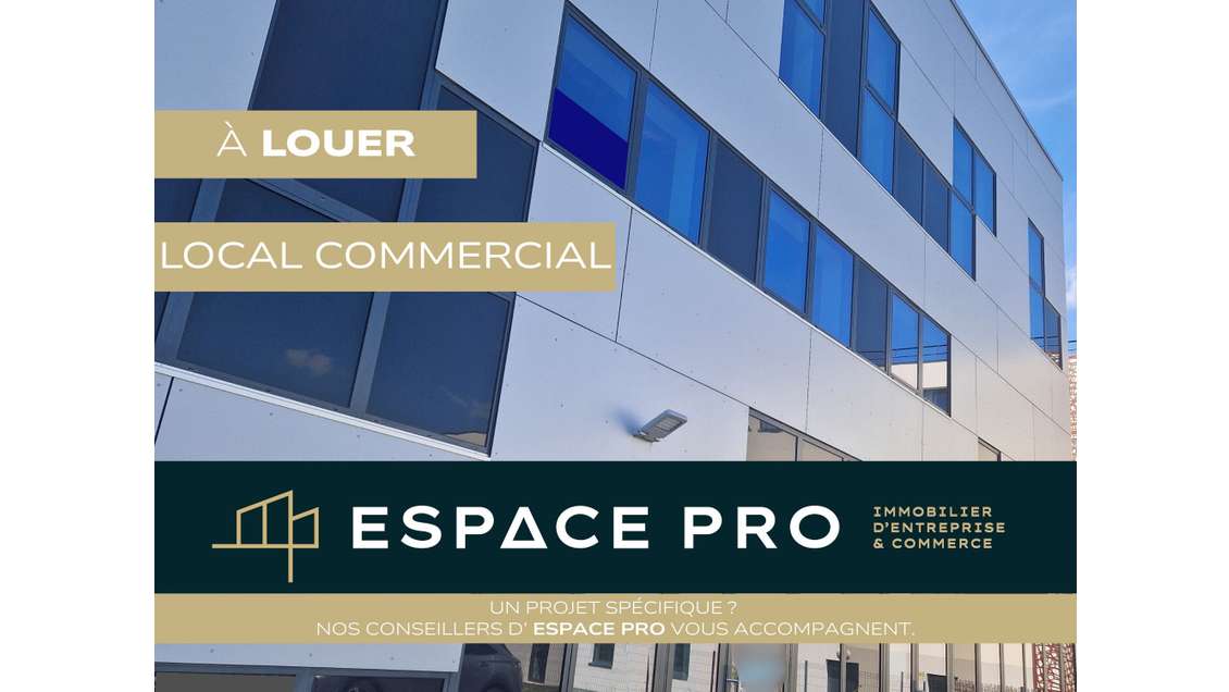 A louer local commercial de 96m² au Nord de Caen