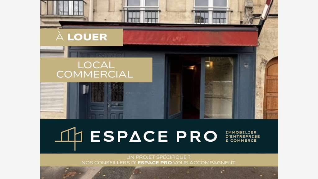 Local commercial de 20m² à louer à Caen centre