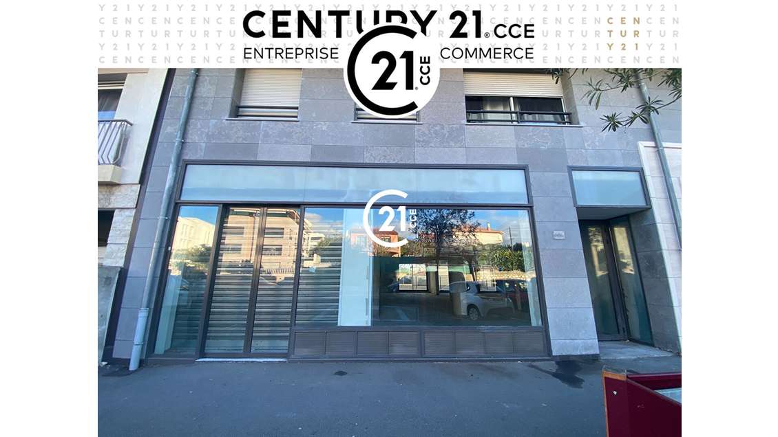 A louer local commercial 212m² à Cagnes sur Mer