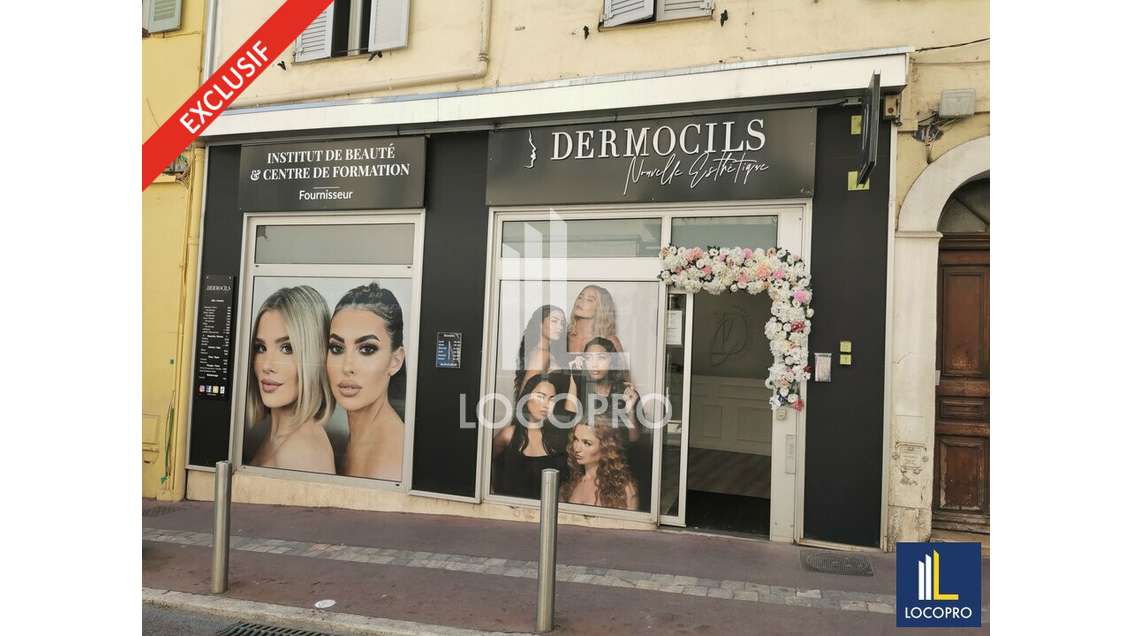 A louer local commercial 45m² à Cannes centre