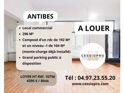 Location Locaux commerciaux - Boutiques à Antibes