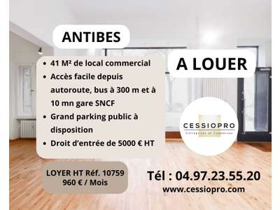 Location Locaux commerciaux - Boutiques à Antibes