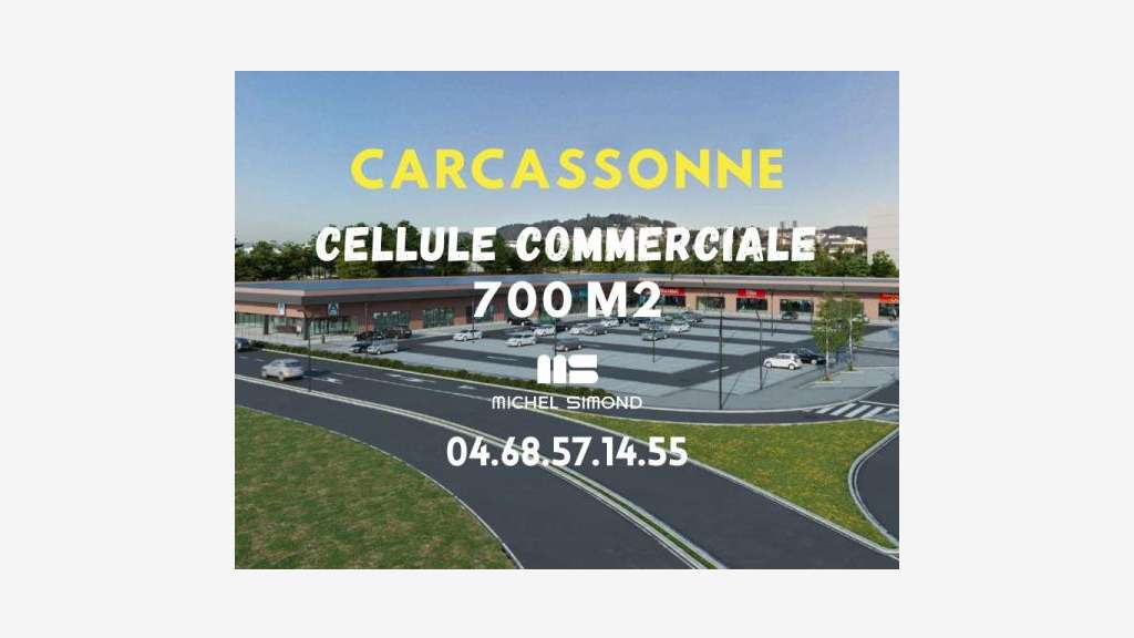 A louer cellule commerciale 682m² à Carcassonne