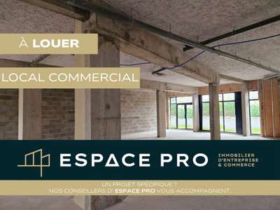A louer local commercial 200m² brut Ouest de Caen