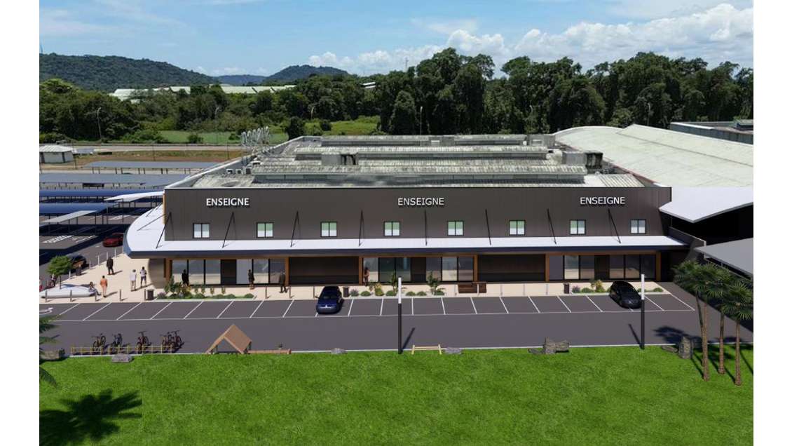 Loue surfaces commerciales de 254 à 798m² Cayenne