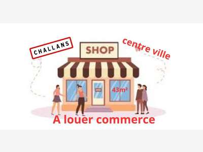 A louer boutique 43m² à Challans