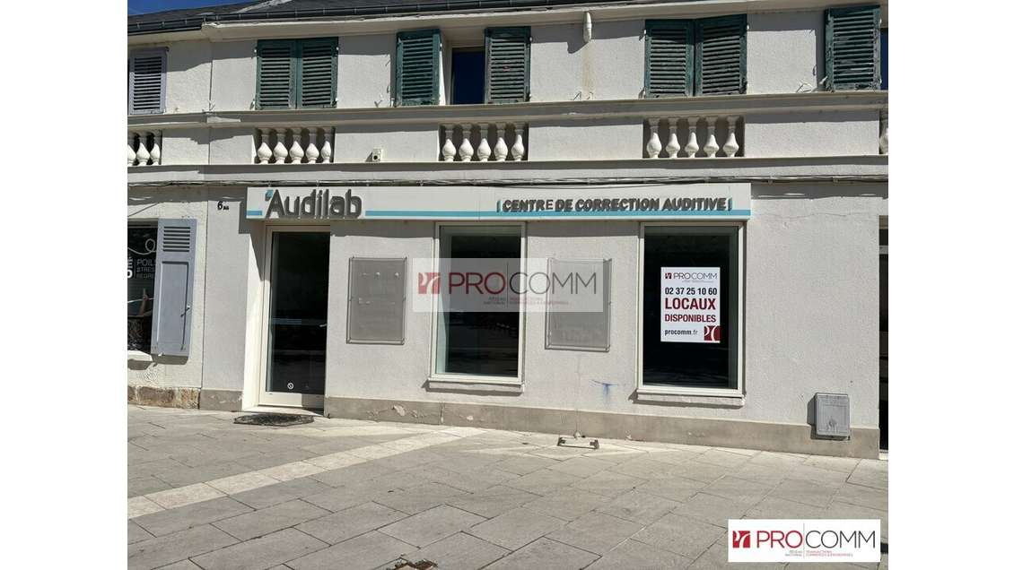 Local commercial 80m² à louer à Chartres centre