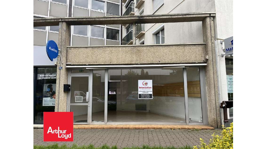 A louer local commercial 110m² à Chartres centre