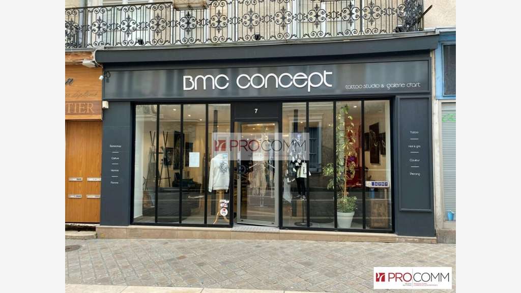 A louer local commercial 113m² à Chartres centre