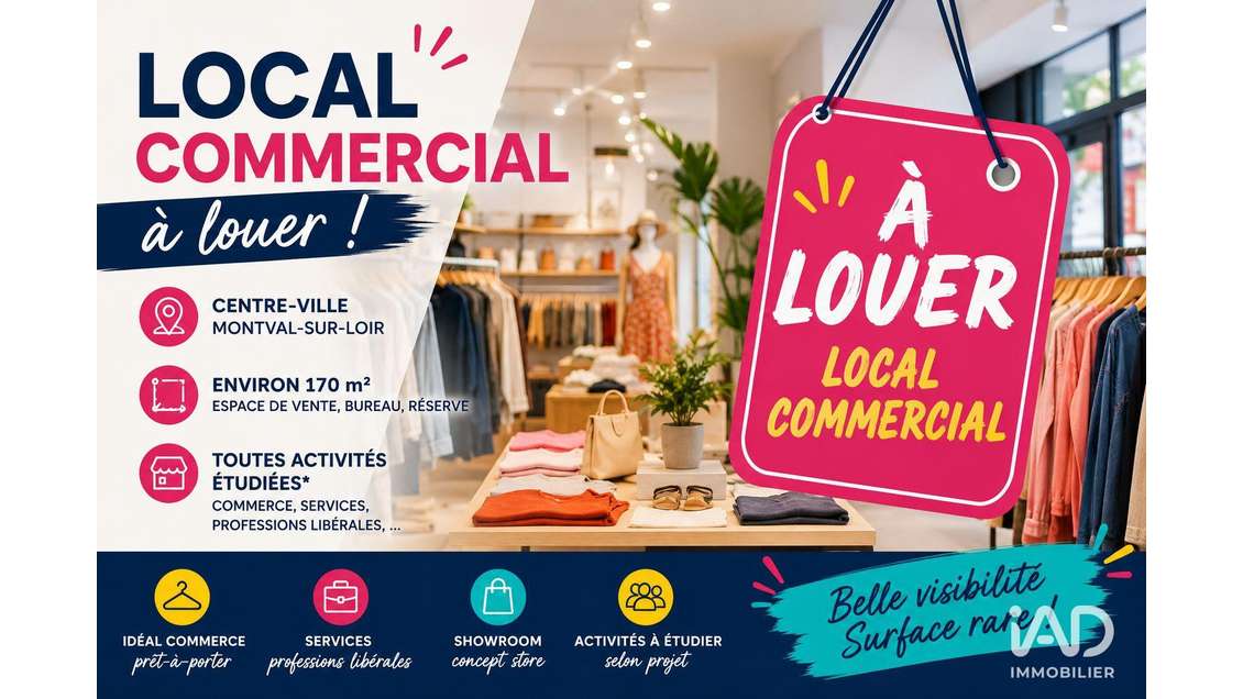 Boutique à Montval-sur-Loir