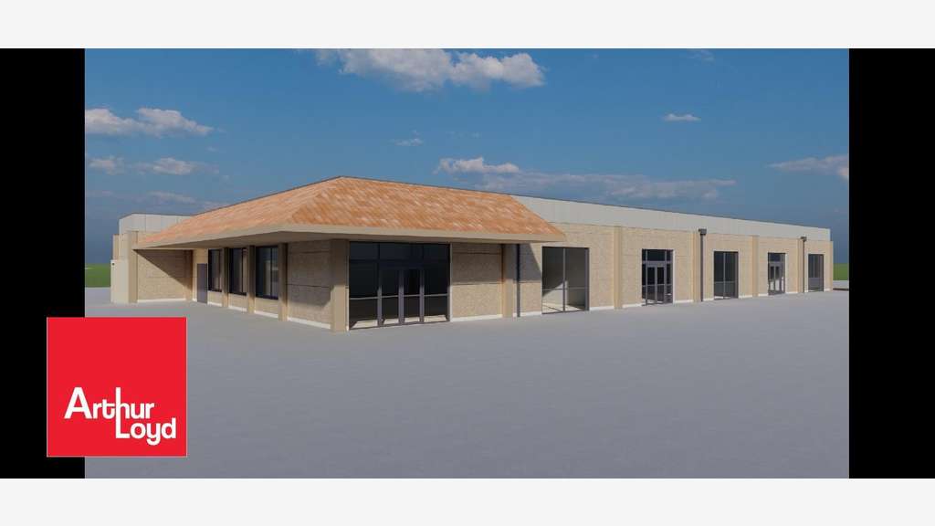 Loue local commercial 1075m² Saint-Denis-Lanneray