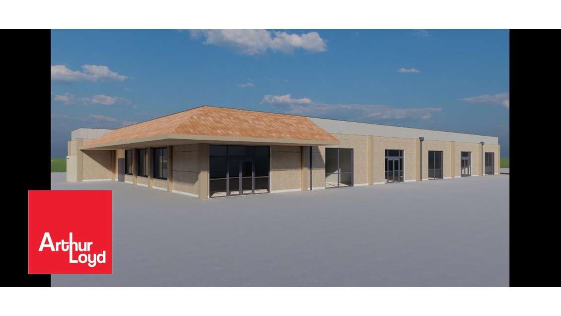 Loue local commercial 1075m² Saint-Denis-Lanneray